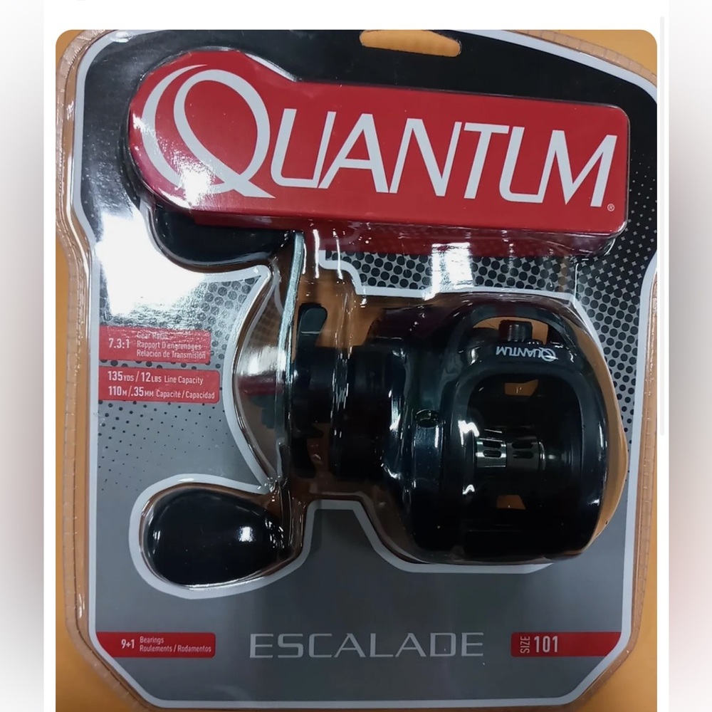 Quantum Escalade 101 Left Hand Retrieve(7.3:1 Ratio-9+1 Bearings) Nice!